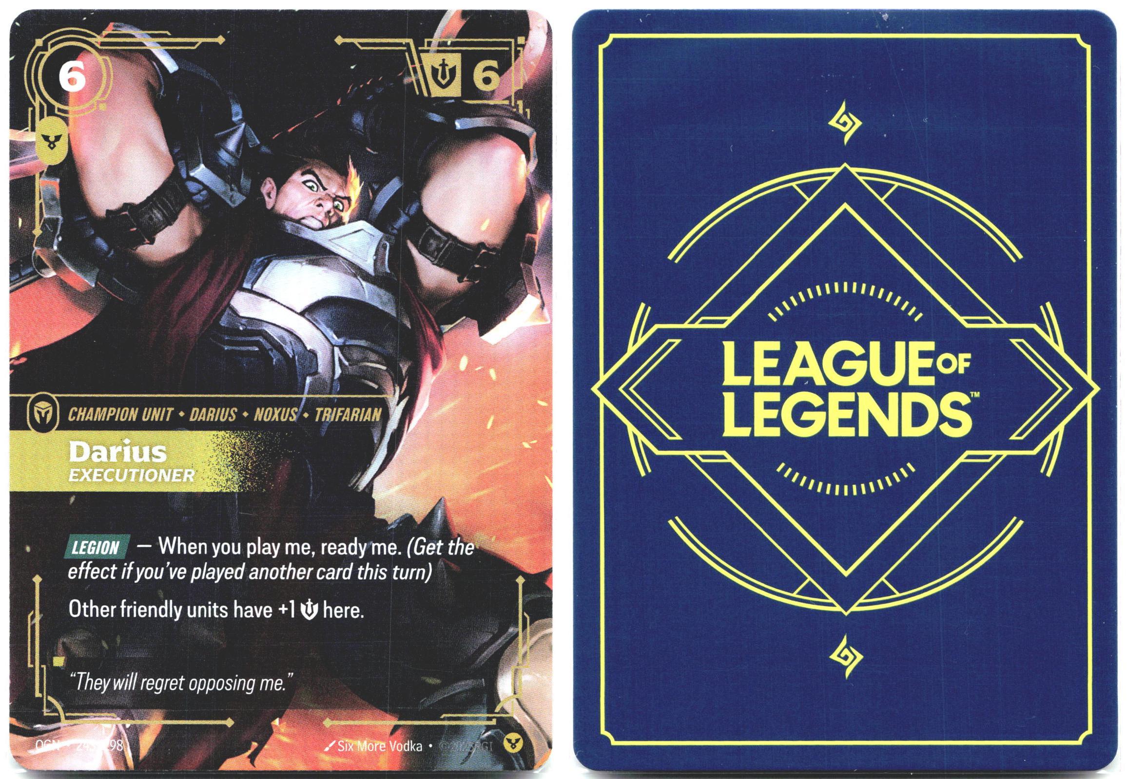 243/298 Darius - Executioner Foil Origins