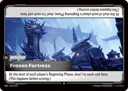 212/219 Frozen Fortress Unleashed