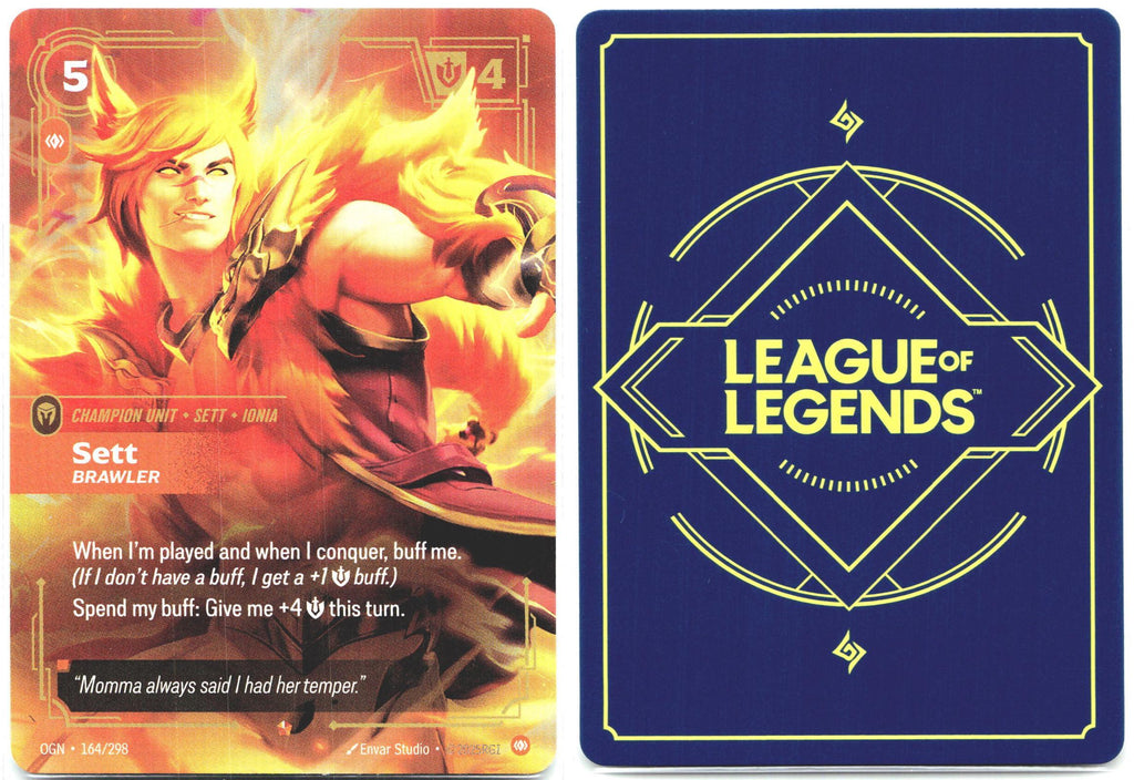164/298 Sett - Brawler Foil Origins