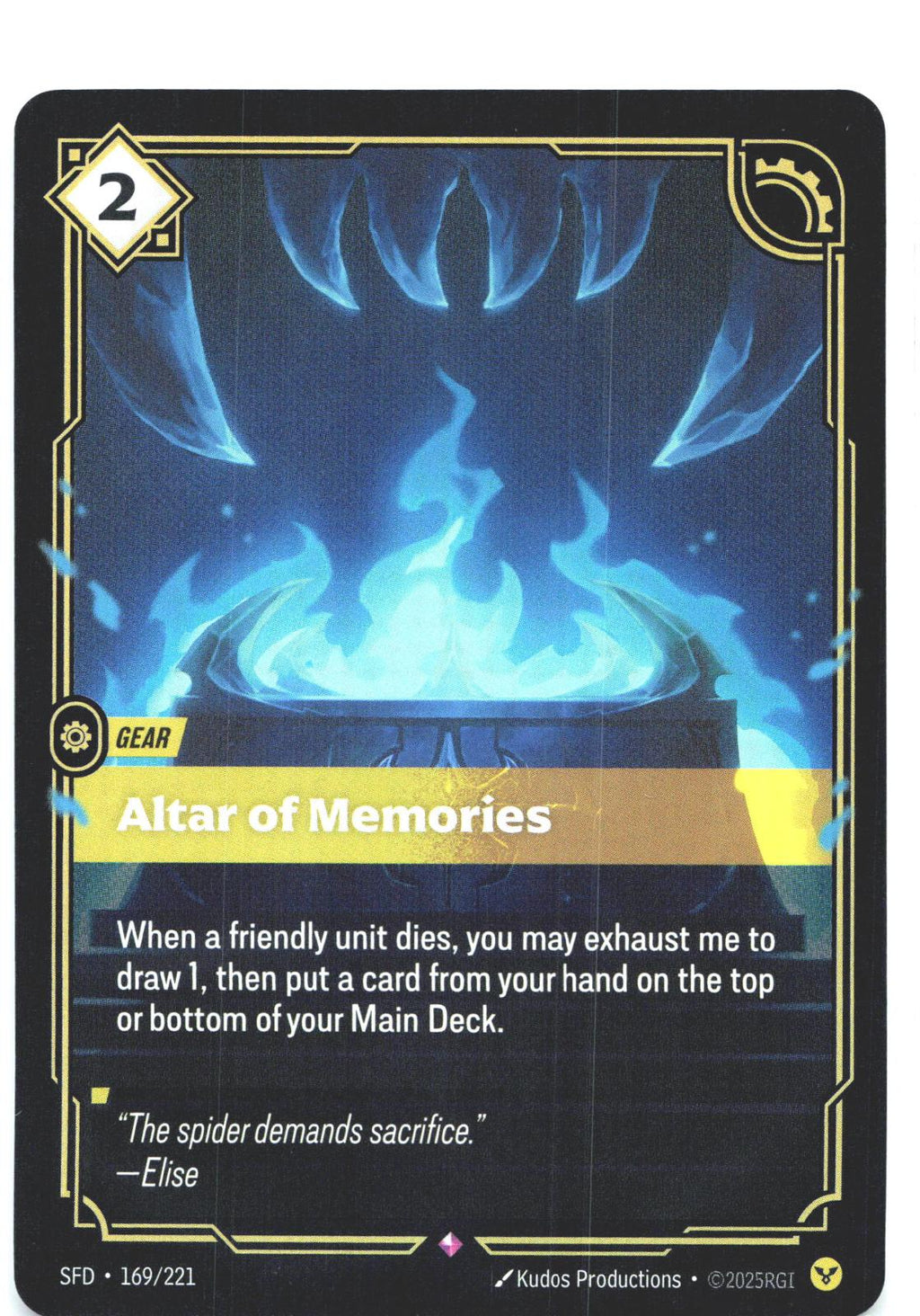 169/221 Altar of Memories Foil Spiritforged