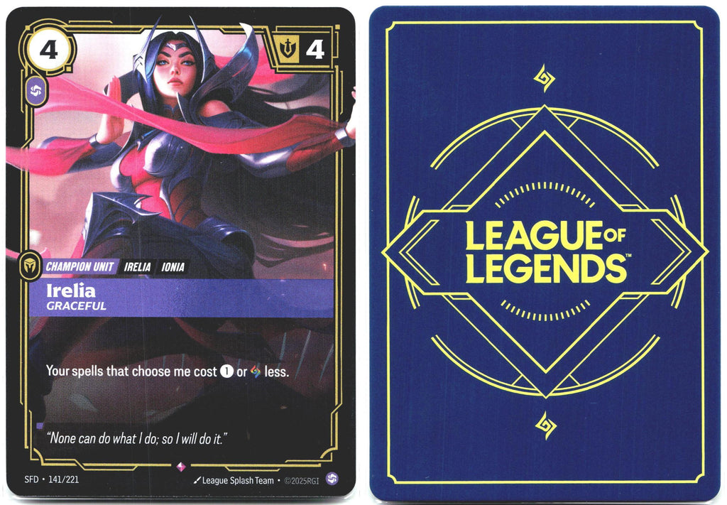 141/221 Irelia - Graceful Foil Spiritforged