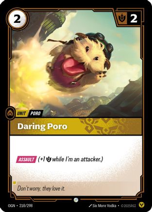 210/298 Daring Poro Origins
