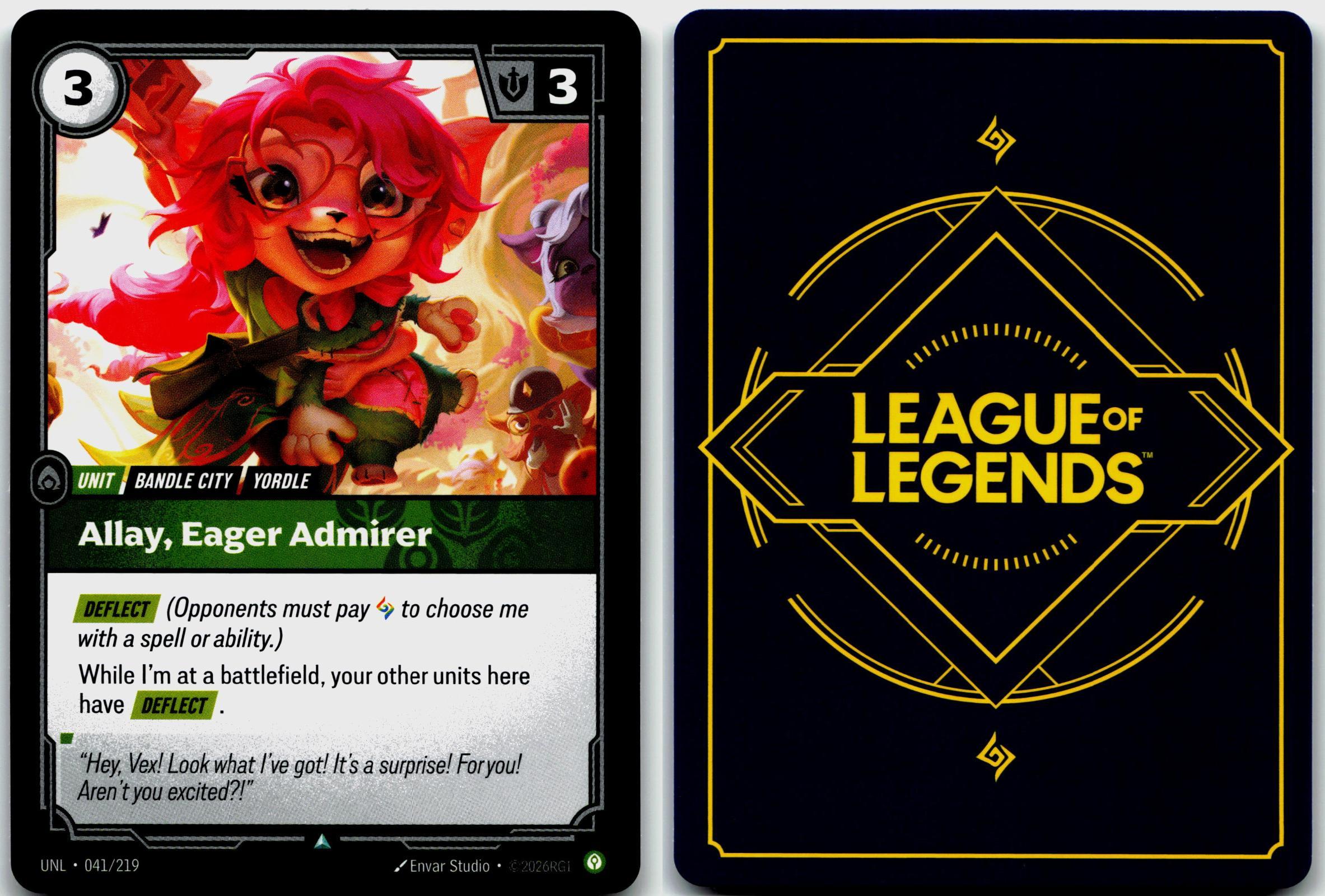 041/219 Allay, Eager Admirer Unleashed