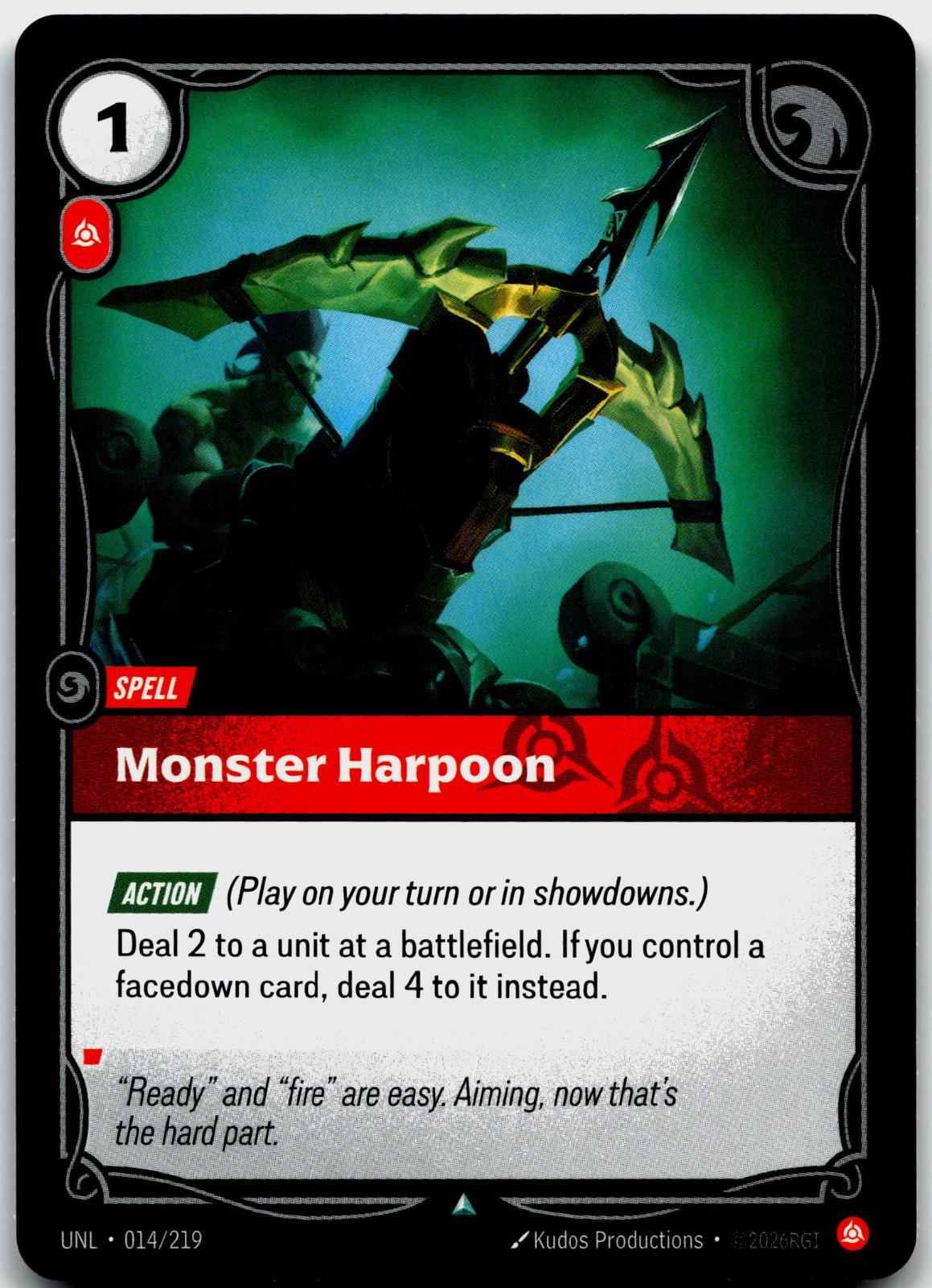 014/219 Monster Harpoon Unleashed