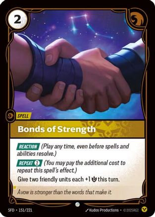 151/221 Bonds of Strength Spiritforged