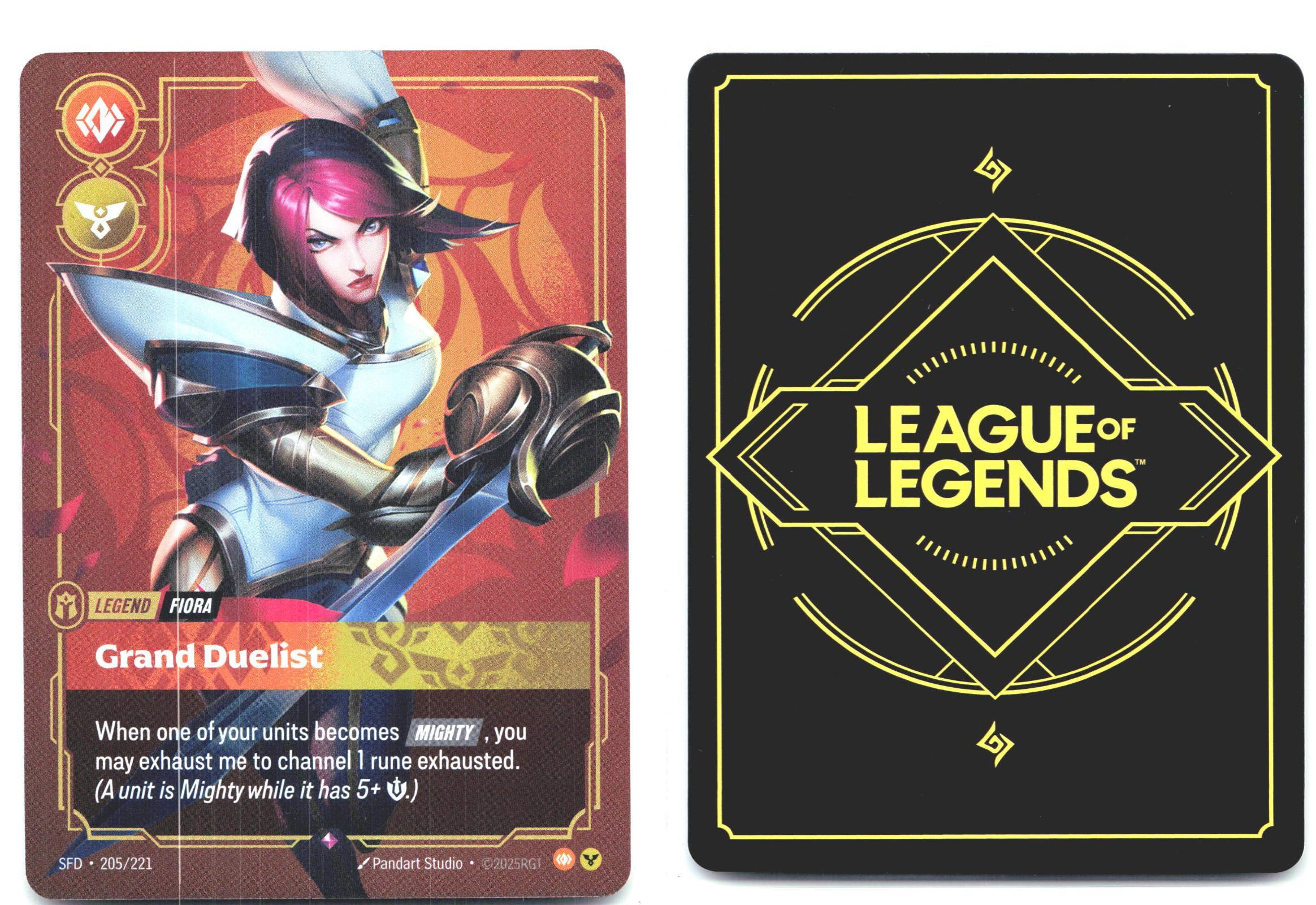 205/221 Fiora - Grand Duelist Foil Spiritforged