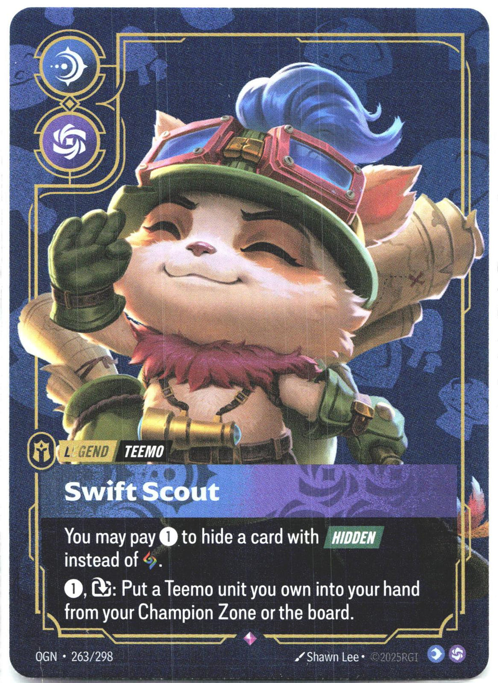 263/298 Teemo - Swift Scout Foil Origins