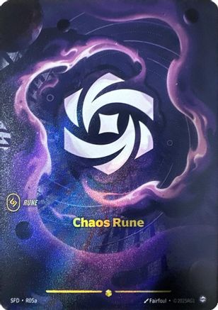 R05A Chaos Rune (R05a) Foil Spiritforged