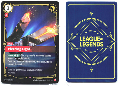 023/221 Piercing Light Foil Spiritforged