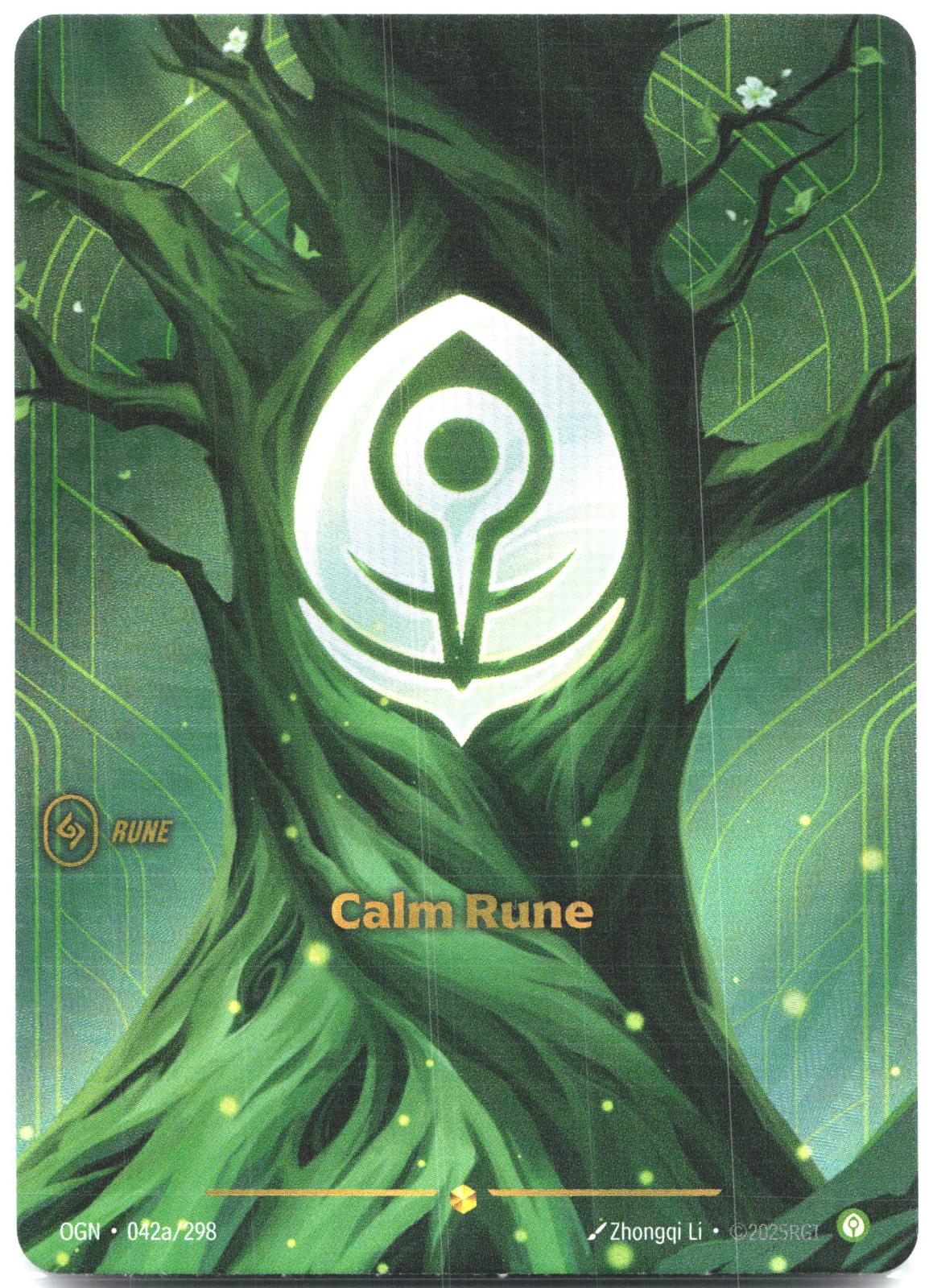 R02A Calm Rune (R02a) Foil Spiritforged