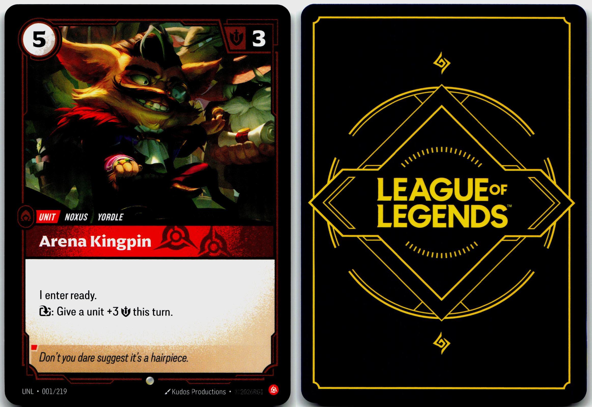 001/219 Arena Kingpin Unleashed