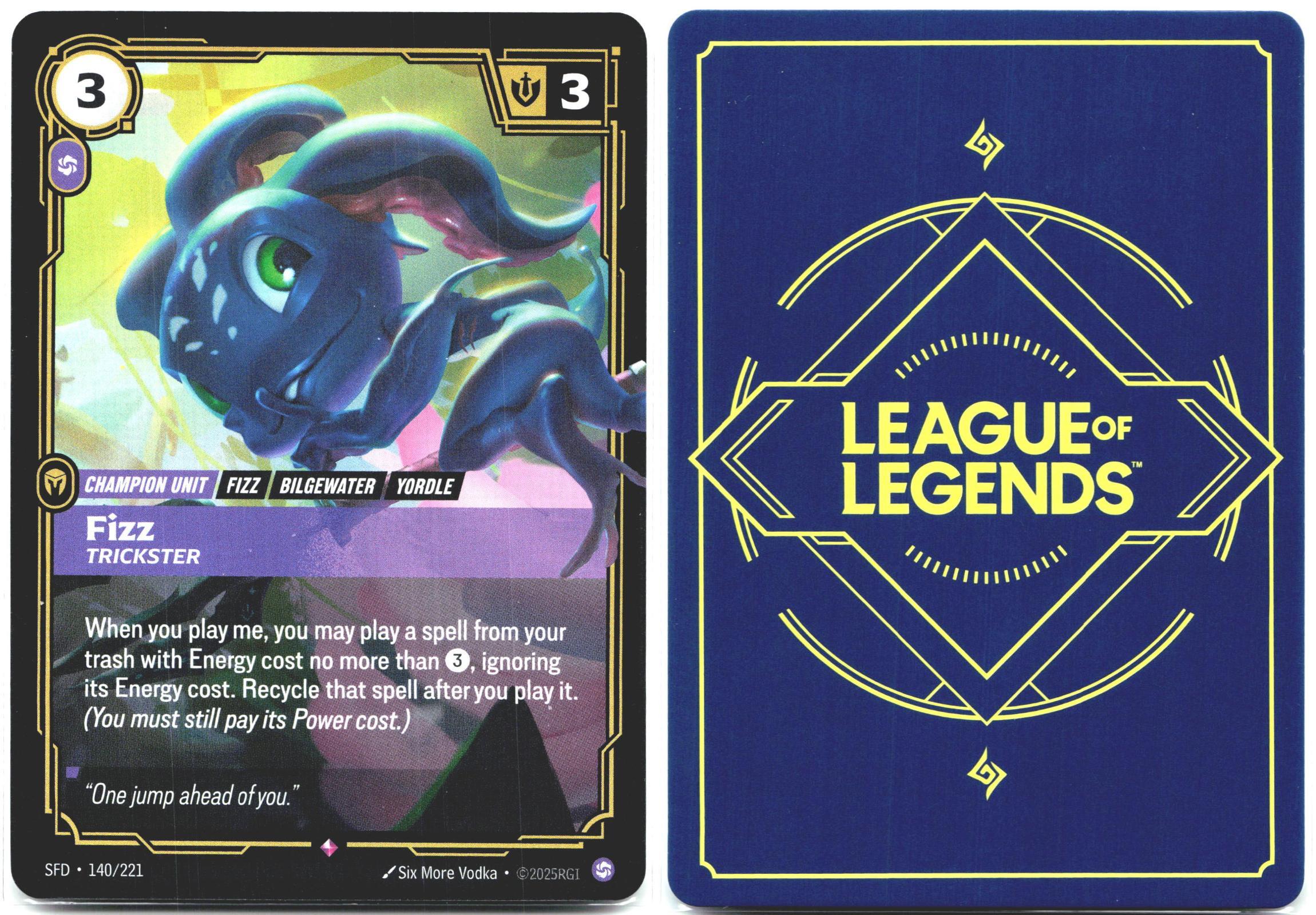 140/221 Fizz - Trickster Foil Spiritforged