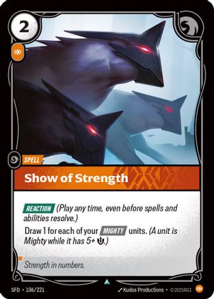 106/221 Show of Strength Spiritforged