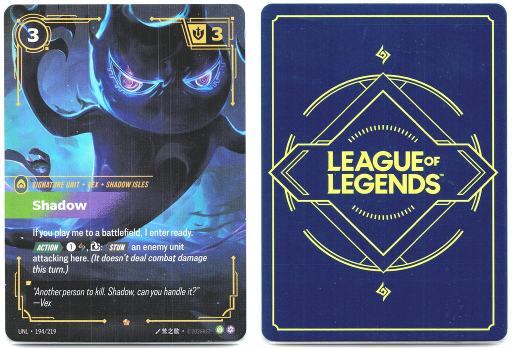 194/219 Shadow Foil Unleashed