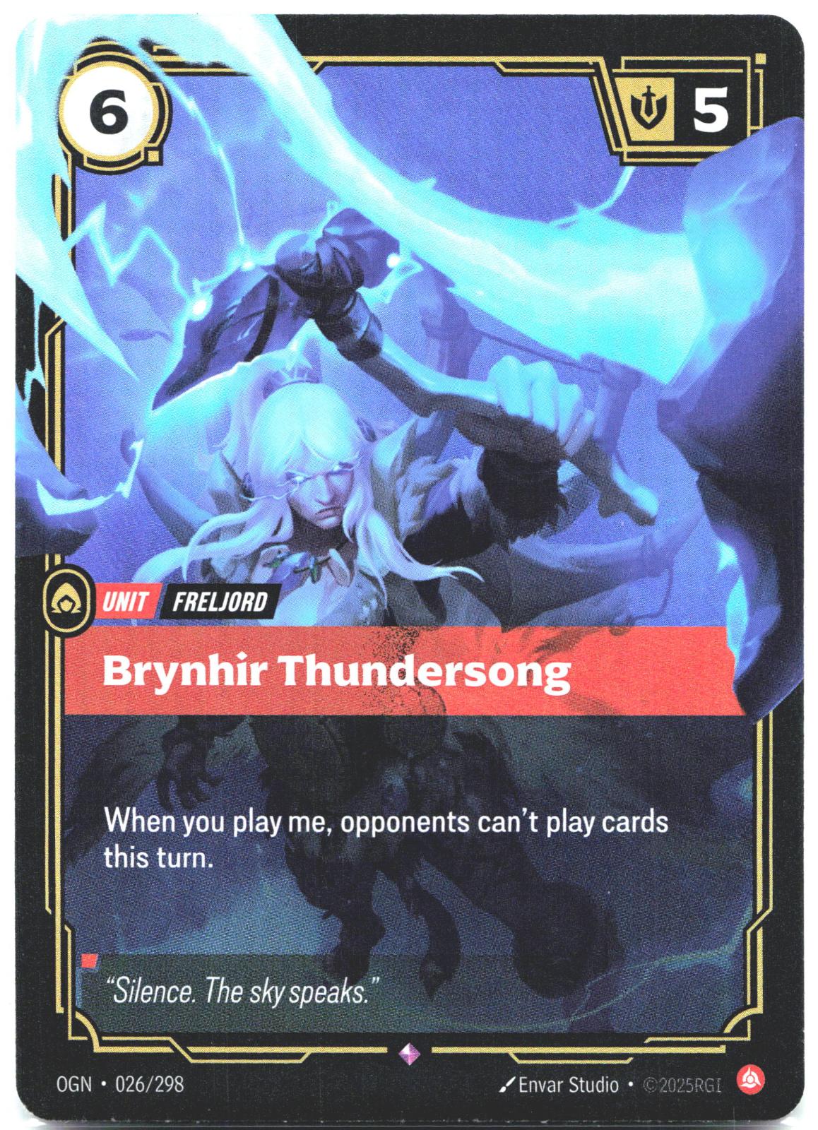 026/298 Brynhir Thundersong Foil Origins