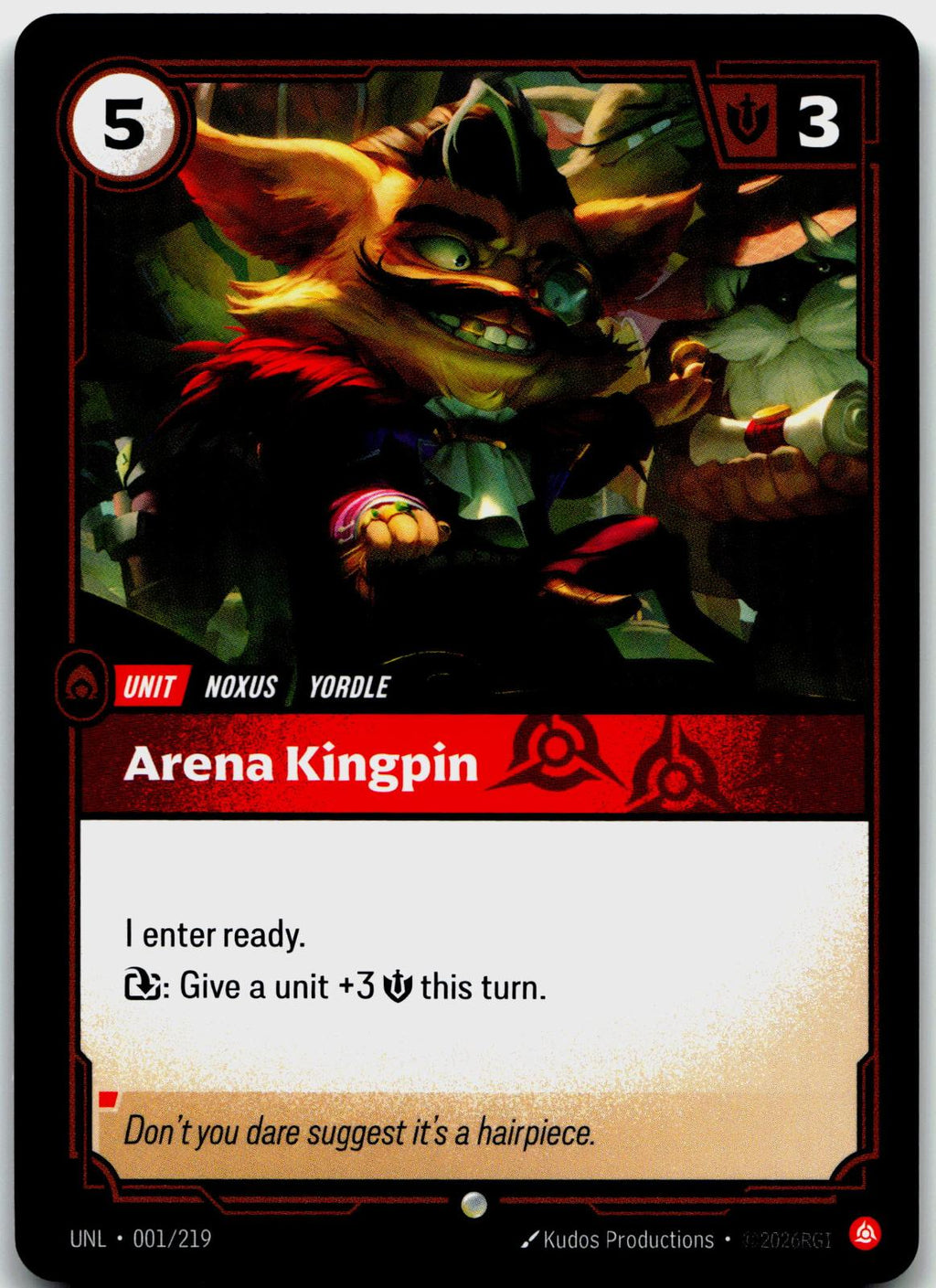 001/219 Arena Kingpin Unleashed