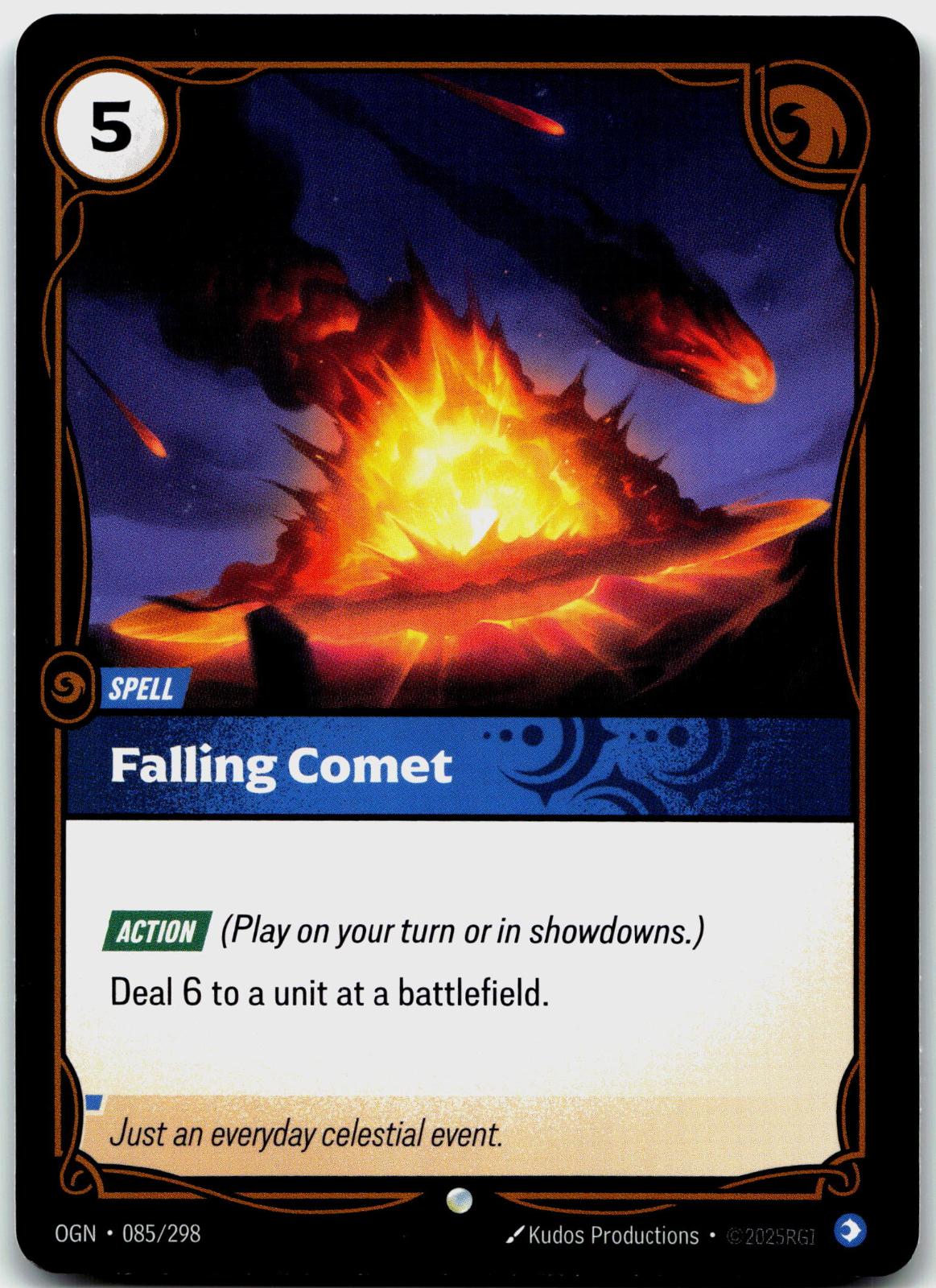 085/298 Falling Comet Origins