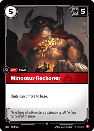 014/221 Minotaur Reckoner Spiritforged