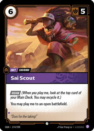 174/298 Sai Scout Origins