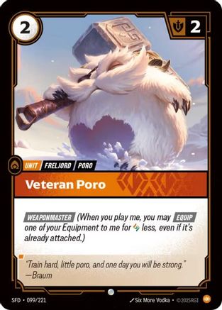 099/221 Veteran Poro Spiritforged