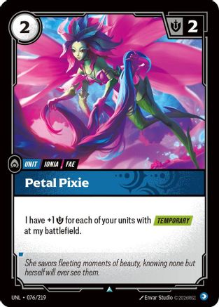 076/219 Petal Pixie Unleashed