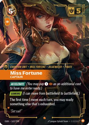 162/298 Miss Fortune - Captain Foil Origins
