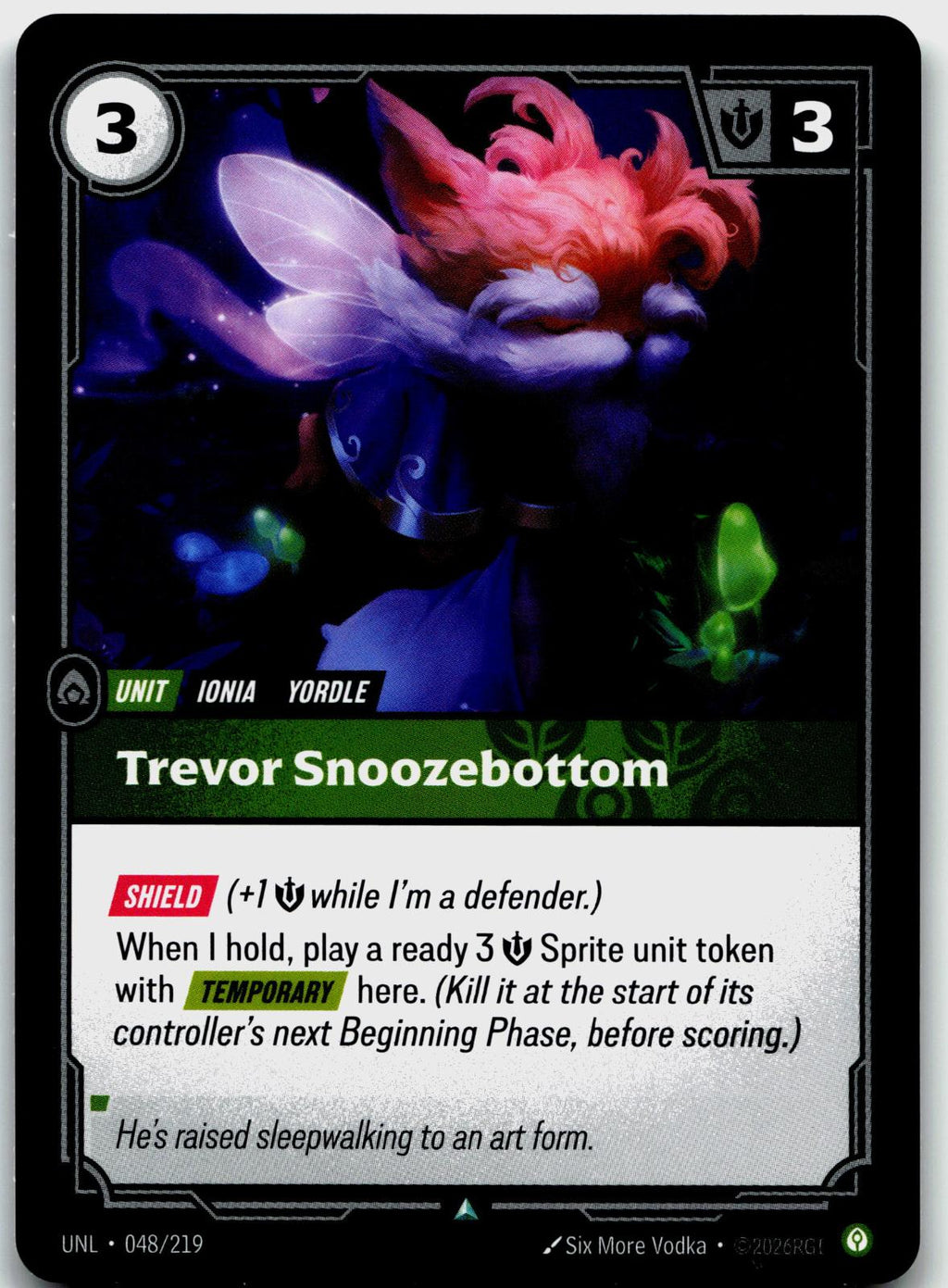 048/219 Trevor Snoozebottom Unleashed