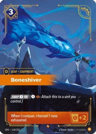 118/221 Boneshiver Foil Spiritforged