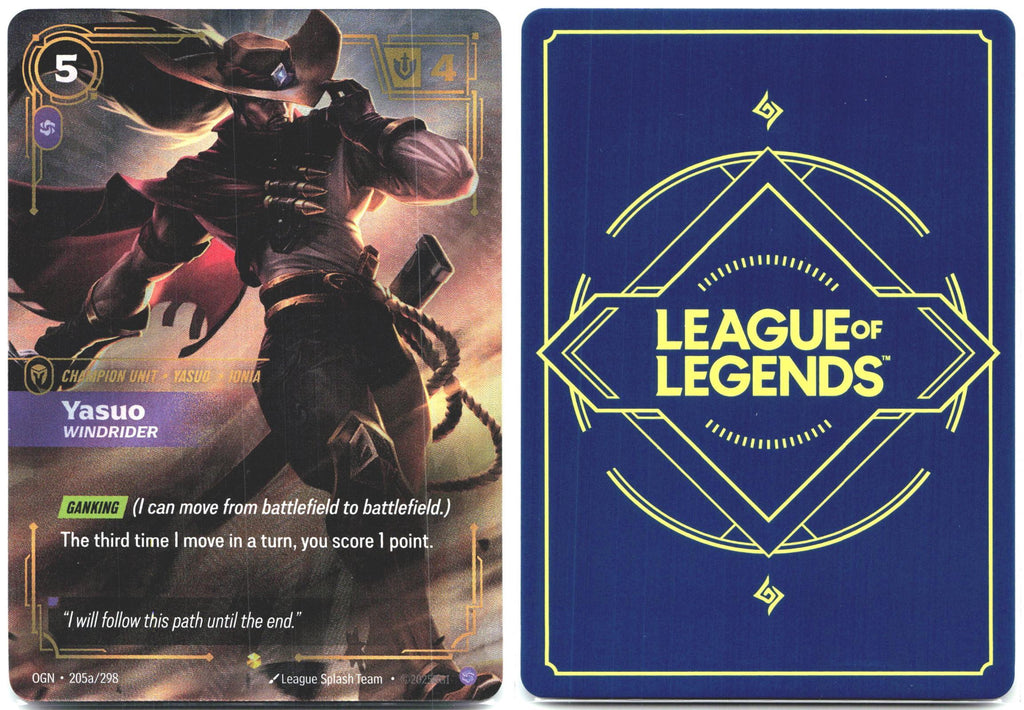 205A/298 Yasuo - Windrider (Alternate Art) Foil Origins