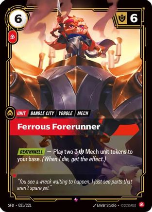 021/221 Ferrous Forerunner Foil Spiritforged