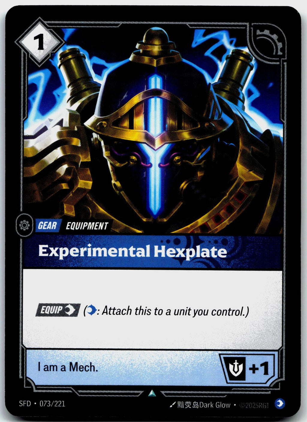 073/221 Experimental Hexplate Spiritforged