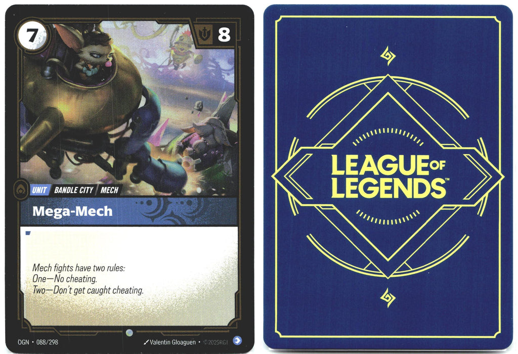 088/298 Mega-Mech Foil Origins