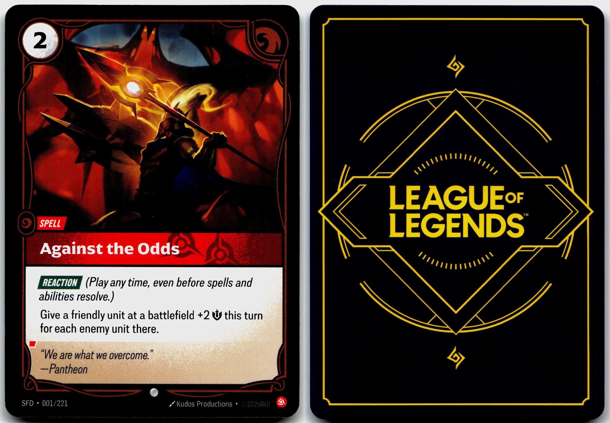 001/221 Against the Odds Spiritforged