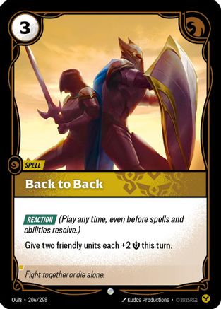 206/298 Back to Back Origins