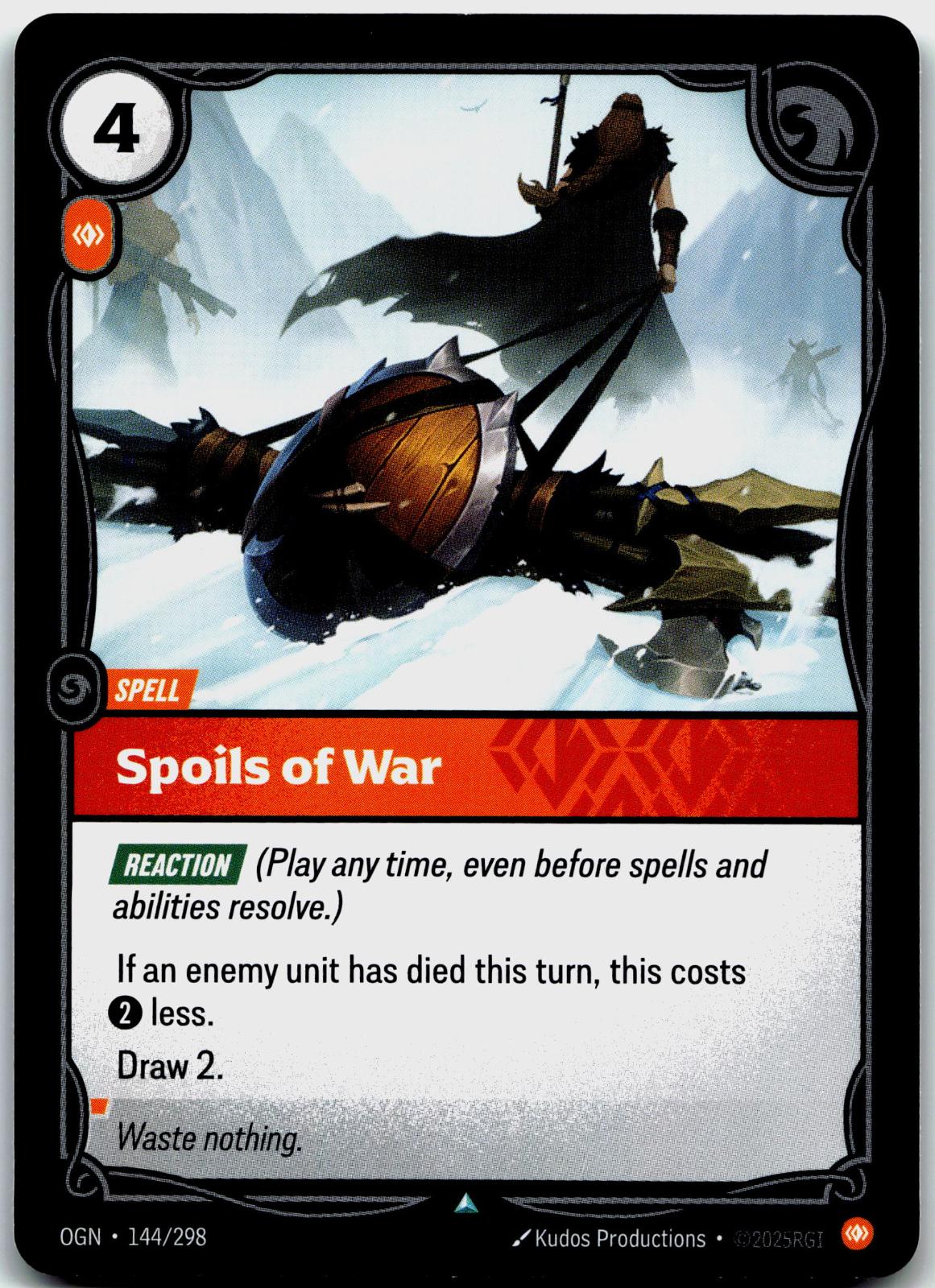 144/298 Spoils of War Origins