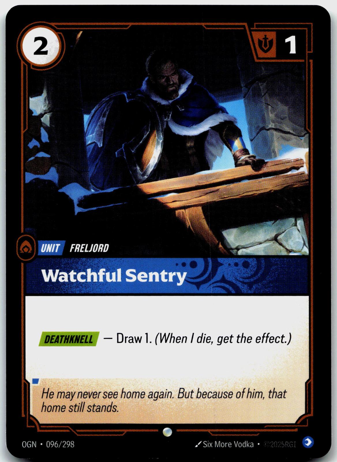 096/298 Watchful Sentry Origins