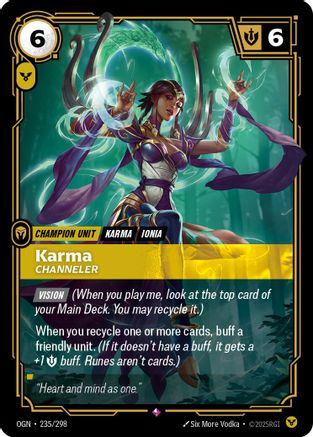 235/298 Karma - Channeler Foil Origins