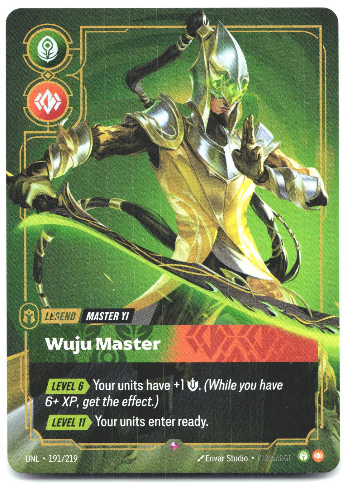 191/219 Master Yi - Wuju Master Foil Unleashed