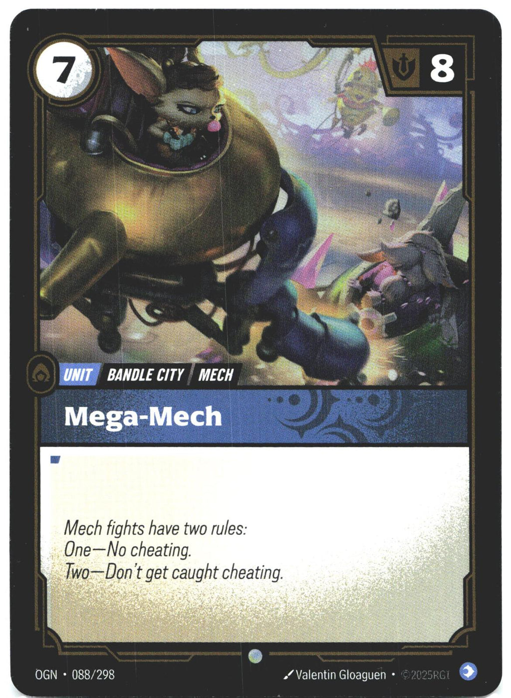 088/298 Mega-Mech Foil Origins