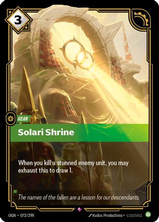 072/298 Solari Shrine Foil Origins