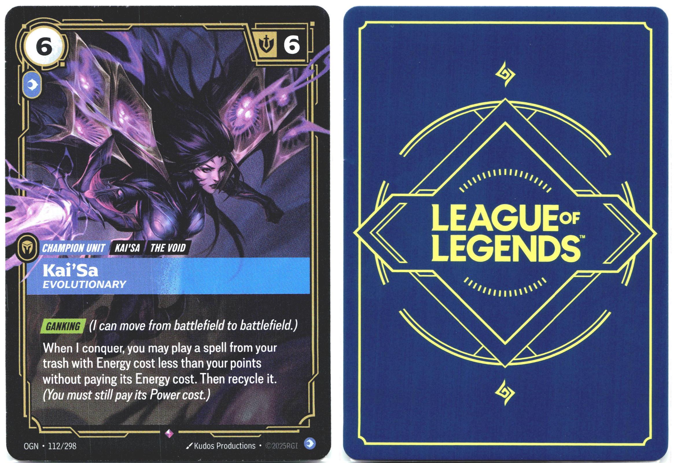 112/298 Kai'Sa - Evolutionary Foil Origins