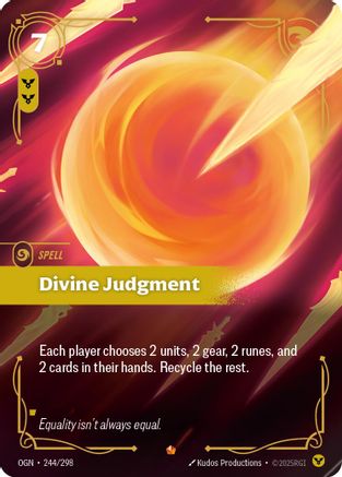 244/298 Divine Judgment Foil Origins