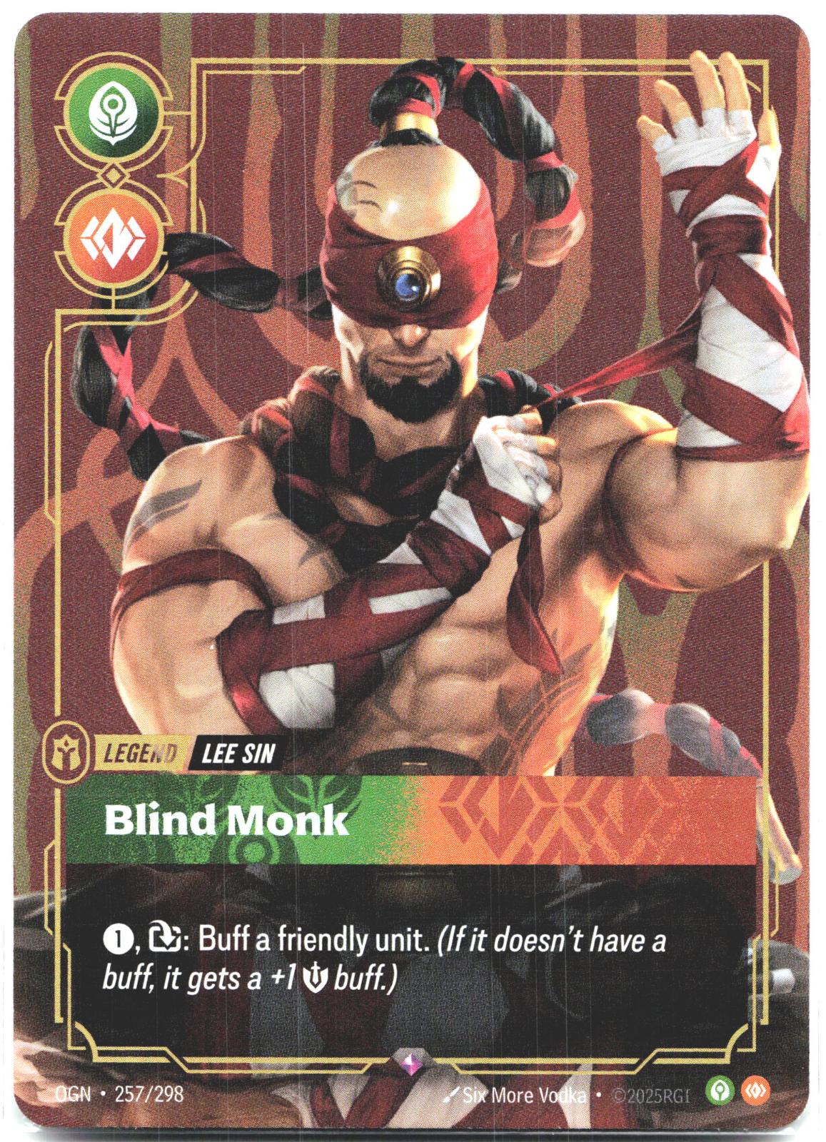 257/298 Lee Sin - Blind Monk Foil Origins