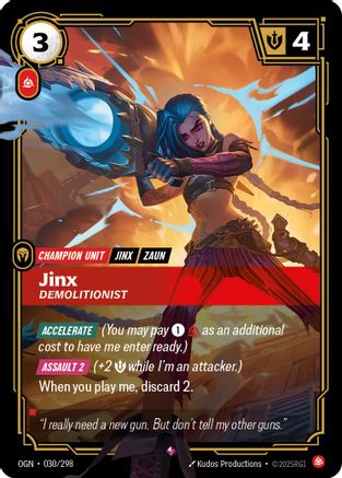 030/298 Jinx - Demolitionist Foil Origins