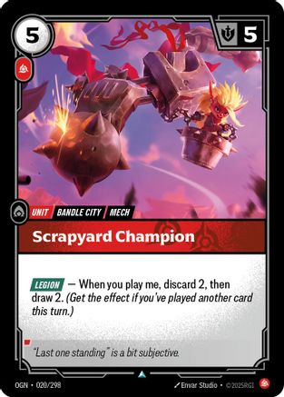 020/298 Scrapyard Champion Origins