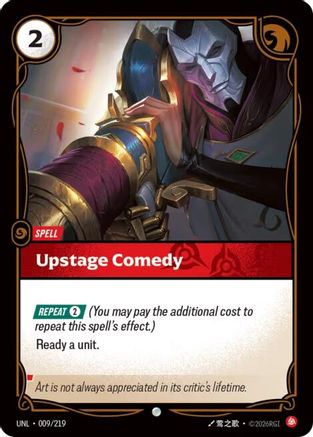 009/219 Upstage Comedy Unleashed