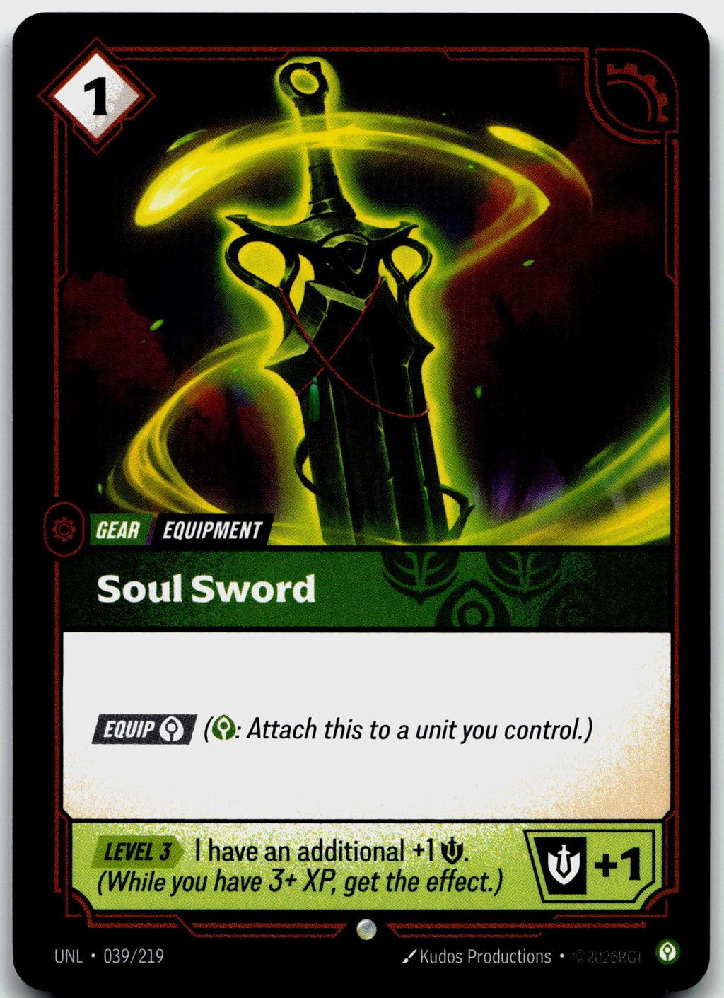 039/219 Soul Sword Unleashed