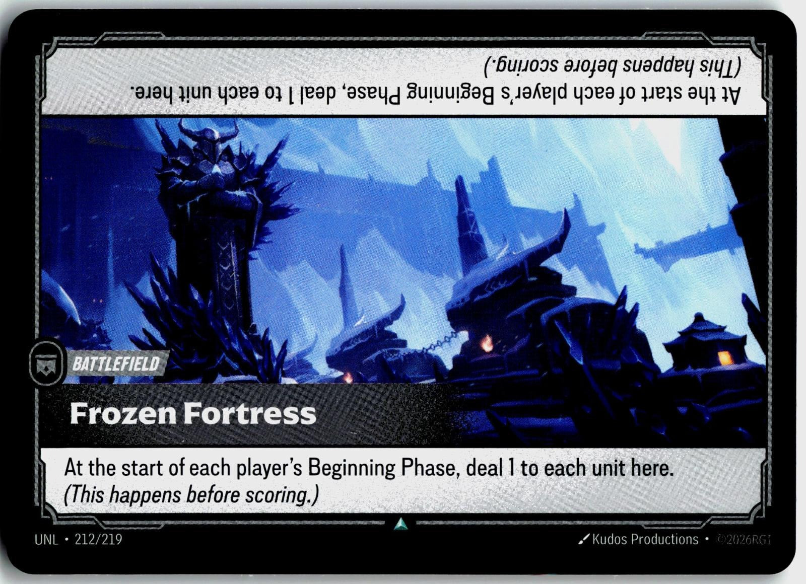 212/219 Frozen Fortress Unleashed