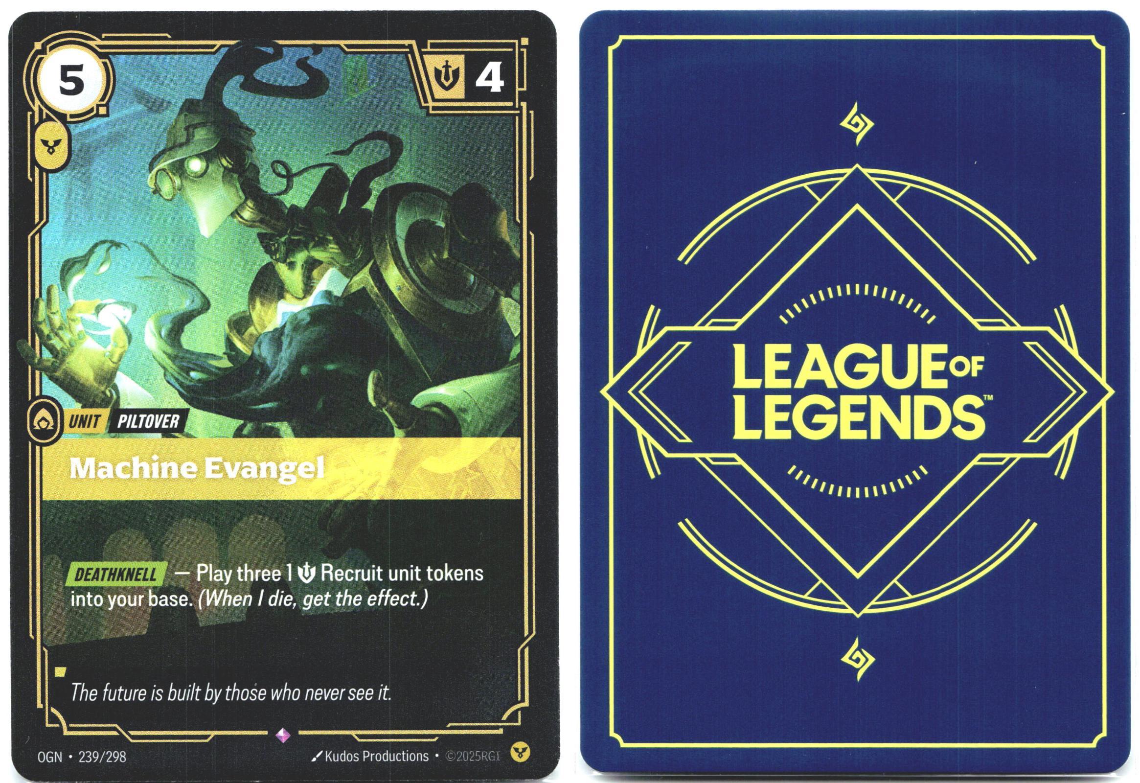 239/298 Machine Evangel Foil Origins