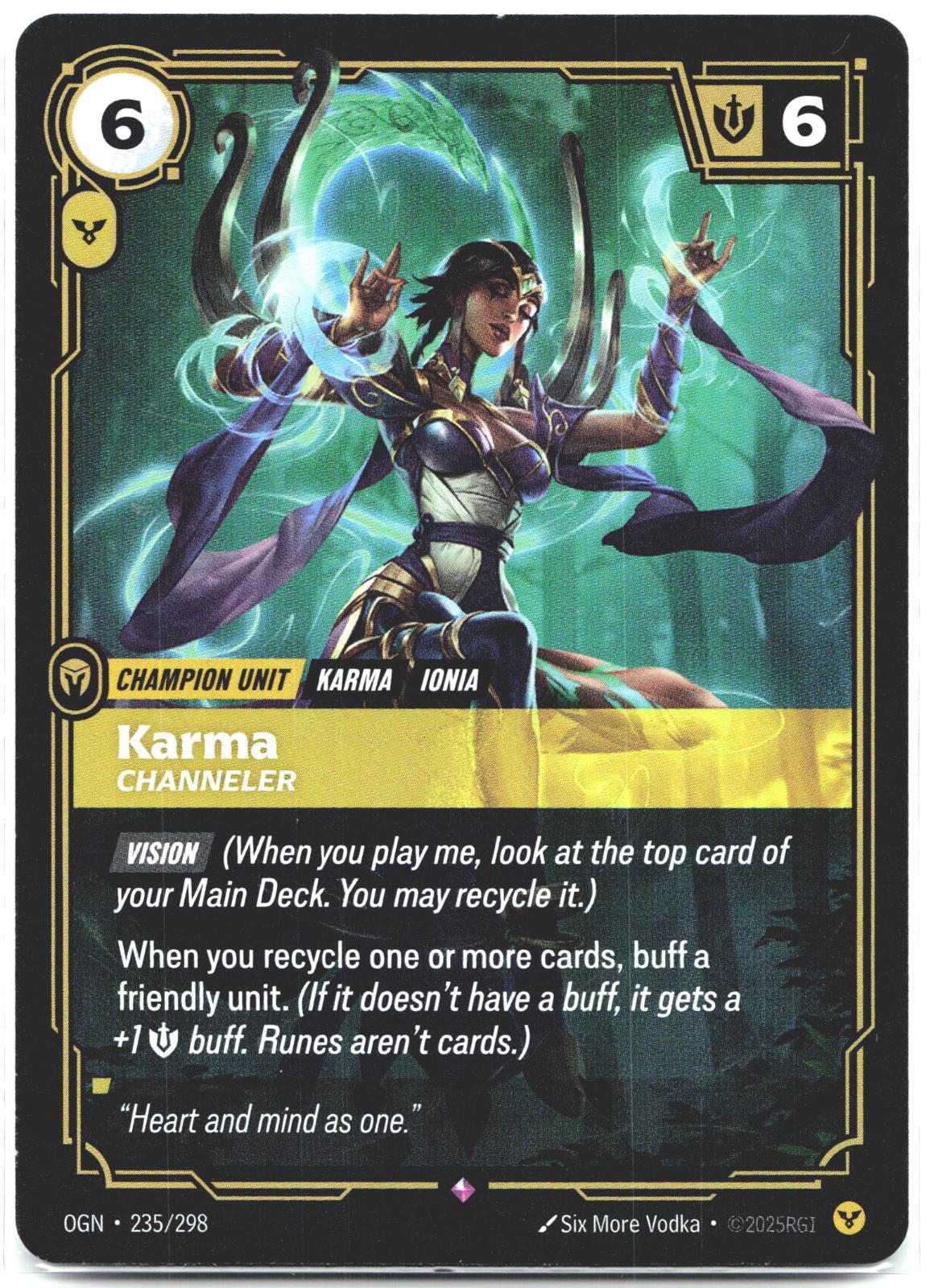 235/298 Karma - Channeler Foil Origins
